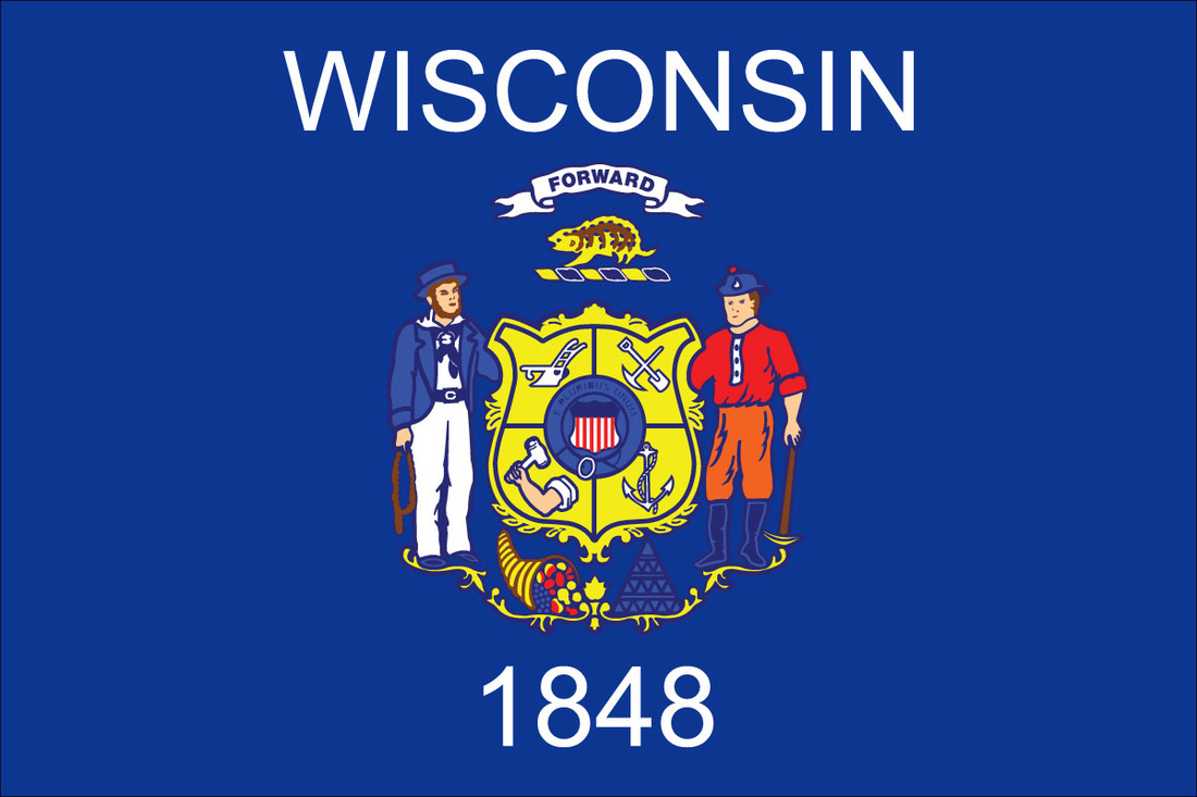 WISCONSIN FLAG FOR SALE, WISCONSIN STATE FLAG FOR SALE, WISCONSIN COMMERCIAL FLAGPOLES FOR SALE, WISCONSIN CUSTOM FLAGS FOR SALE