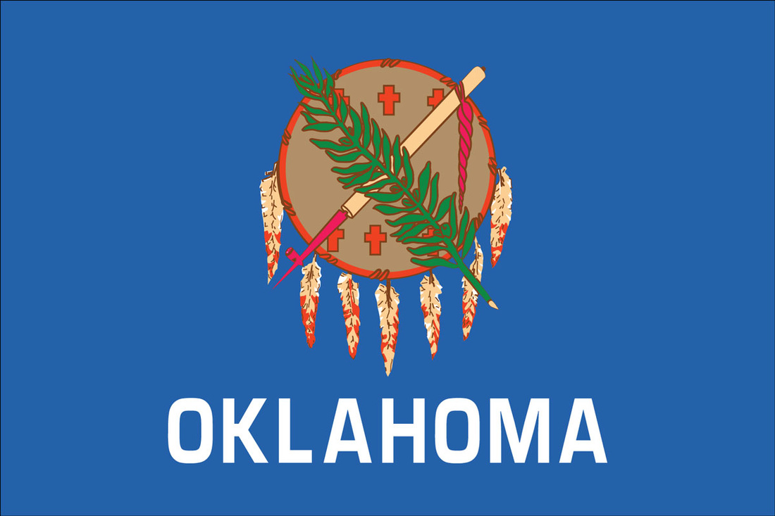 Oklahoma flag for sale, commercial flagpoles for sale, custom flags for sale